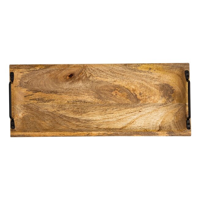 Dream-Living Mangohouten dienblad met handvat 50x20x7cm