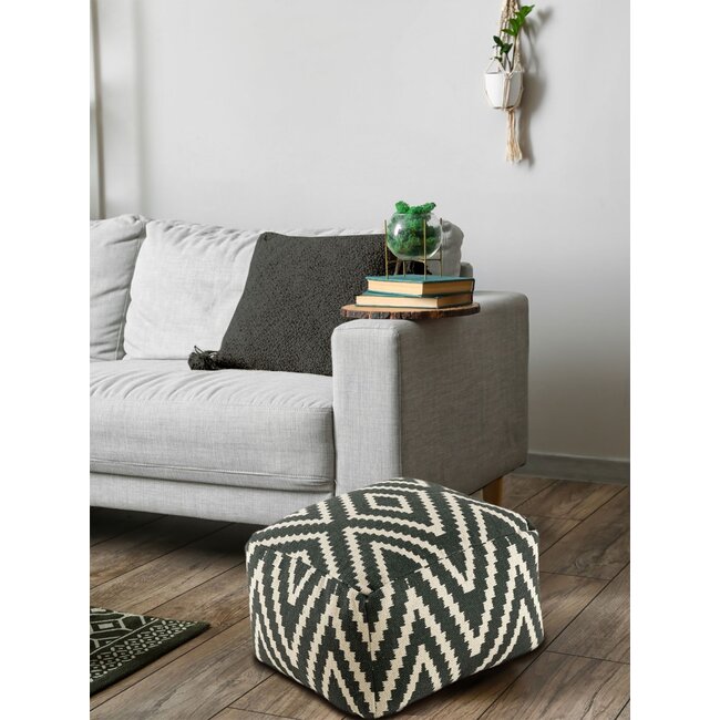 Dream-Living Cube hocker poef darknight 55x37x55 cm vloerkussen