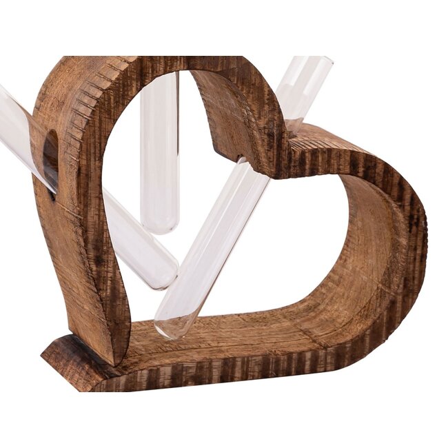 Dream-Living Mangohouten decoratie set 3 delig ‎6 x 16 x 20 cm