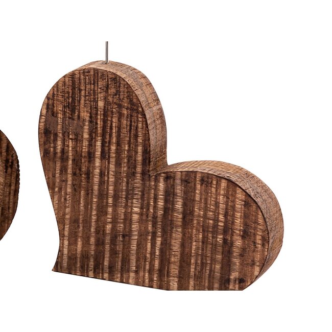 Dream-Living Mangohouten decoratie set 3 delig ‎6 x 16 x 20 cm