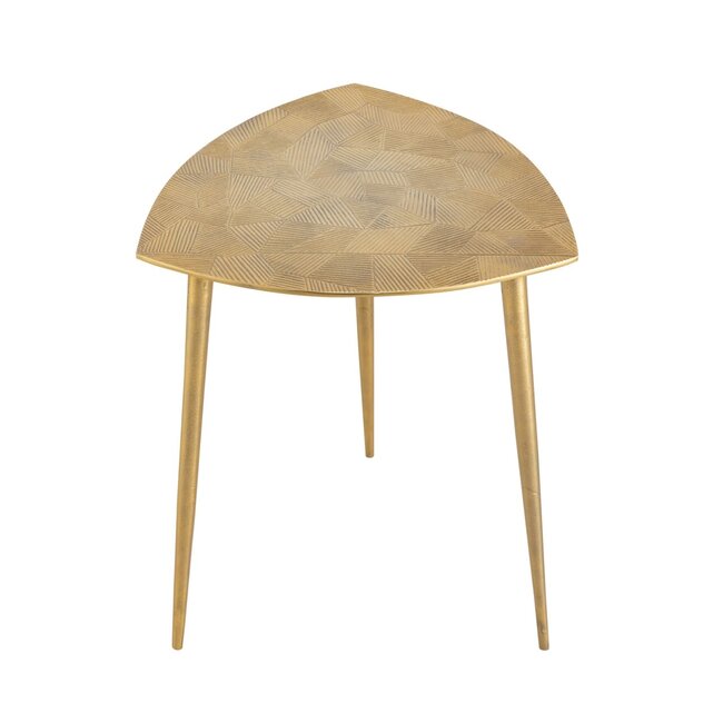 Dream-Living Bijzettafel siertafel Alster 40x45x40 cm goud aluminium