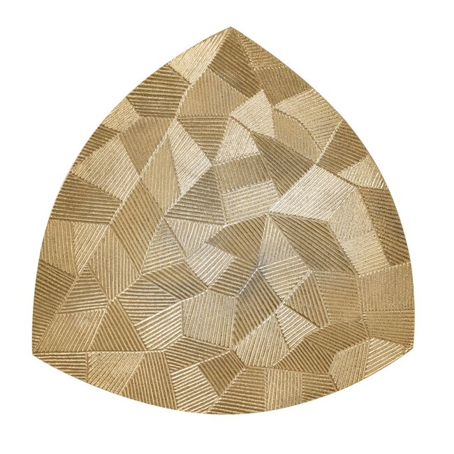 Dream-Living Bijzettafel siertafel Alster 40x45x40 cm goud aluminium