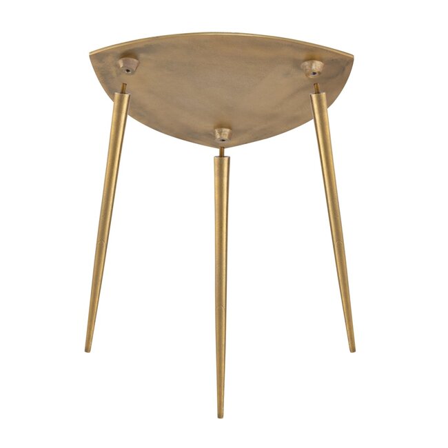 Dream-Living Bijzettafel siertafel Alster 40x45x40 cm goud aluminium