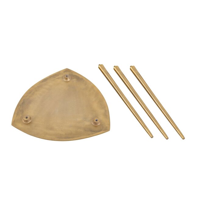 Dream-Living Bijzettafel siertafel Alster 40x45x40 cm goud aluminium