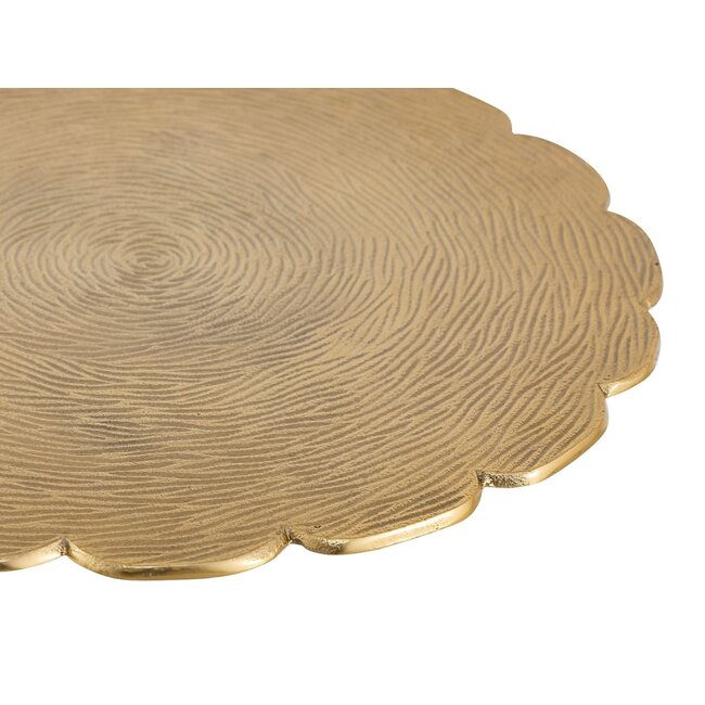 Dream-Living Bijzettafel metalen siertafel Hilton ø 35 x H 45 cm goud