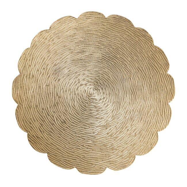 Dream-Living Bijzettafel metalen siertafel Hilton ø 35 x H 45 cm goud