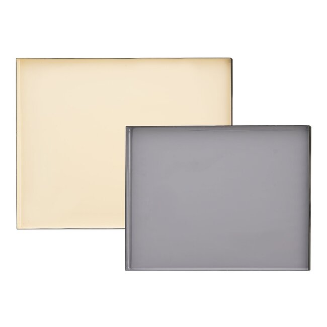 Dream-Living Bijzettafel set van 2 bijzettafels 45 H 45 cm decoratieve tafellamp tafel sofa tafel Copenhagen tafel emaille