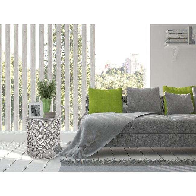 Dream-Living Decoratieve metalen bijzettafel Cairo ø 40 x 45 cm zilver aluminium