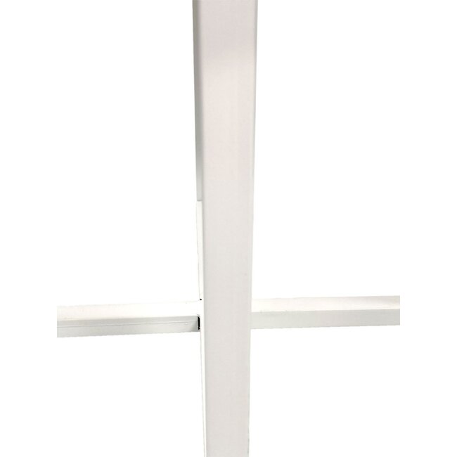 Dream-Living Salontafel Cannes Rond - 60 x 60 x 45 cm - Metaal - wit