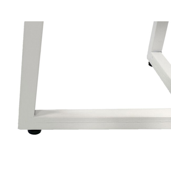 Dream-Living Salontafel Cannes Rond - 60 x 60 x 45 cm - Metaal - wit