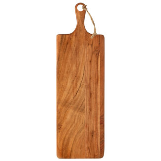 J-Line Mango houten Borrelplank – Tapasplank - Serveerplank- 61x18.5cm