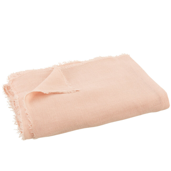 J-Line PLAID REG COT/LIN PINK