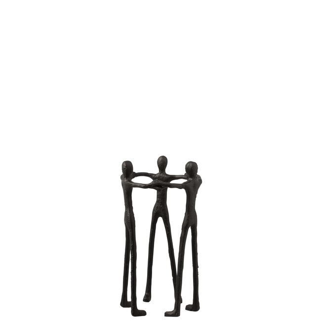 J-Line FIGURE PERSON CIRCLE ALU BL