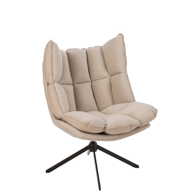 J-Line Cosy lounge - relax stoel beige