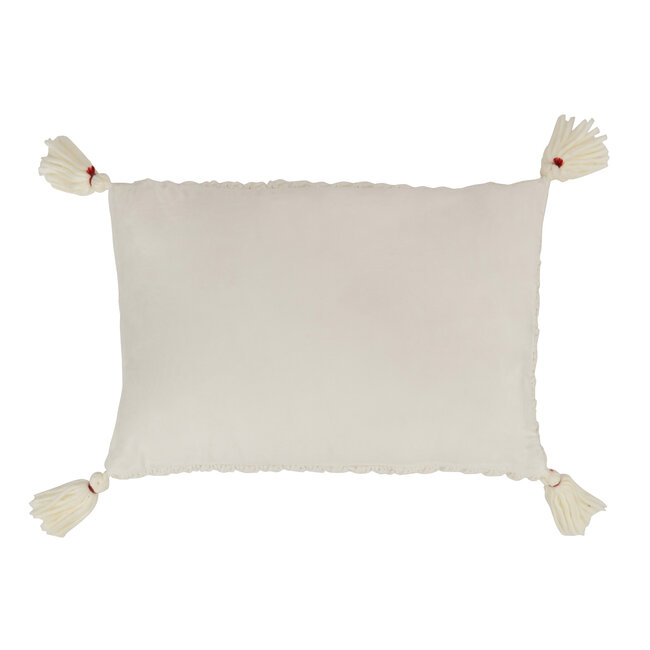 J-Line KUSSEN GEBREIDE KWAST ACR WH