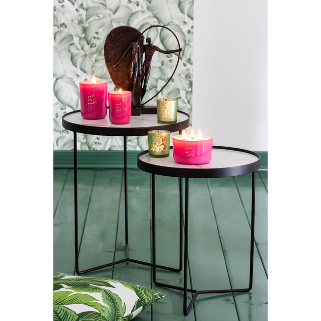 J-Line Beeld Koppel In Half Opgevuld Hart 28x31x10cm