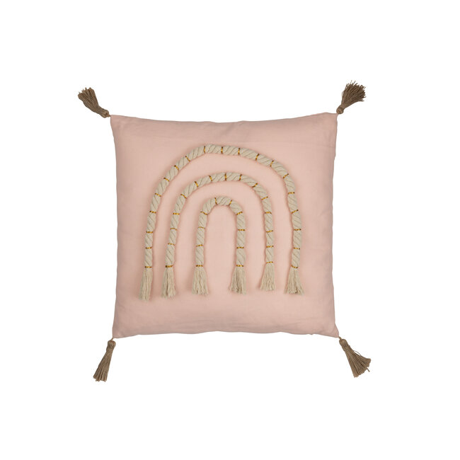 J-Line KUSSEN REGENBOOG SQ POLYES PK