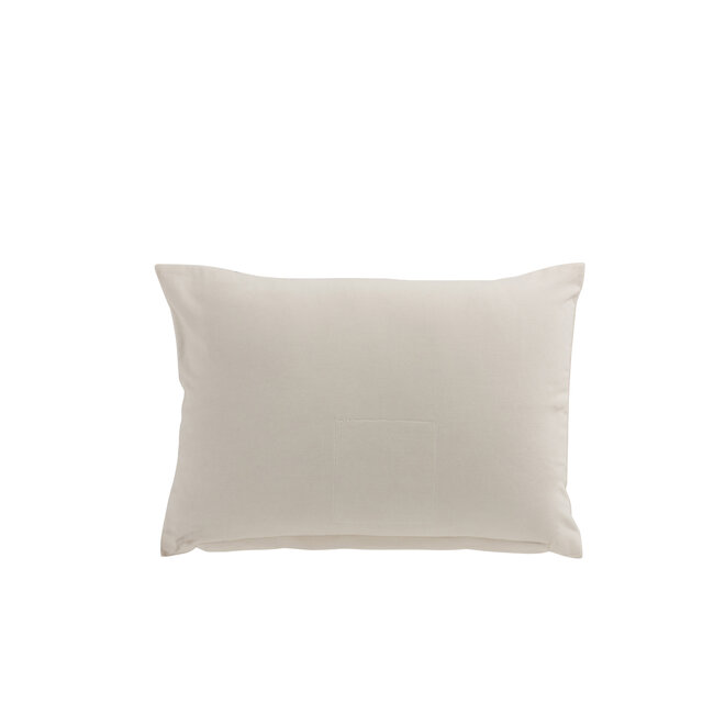 J-Line KUSSEN RECT SPIEGEL DROP VELV WH