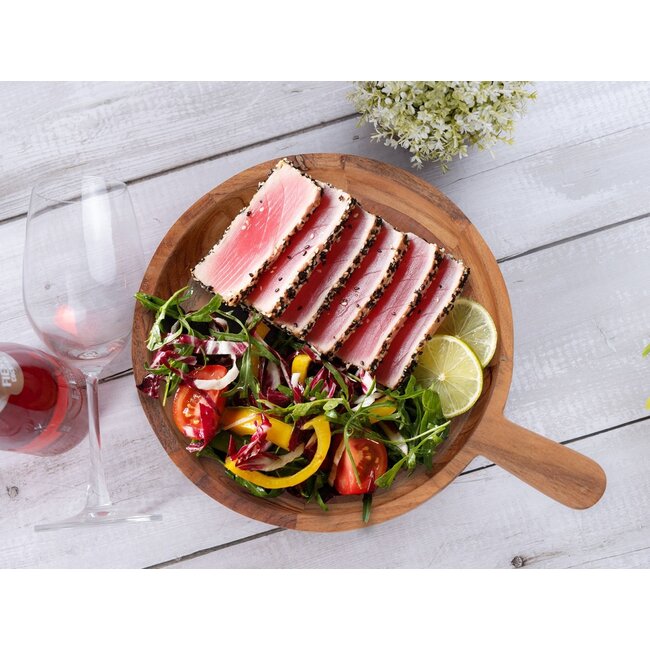 Dream-Living Acacia houten schalen met handvat  32x25cm 6 delig