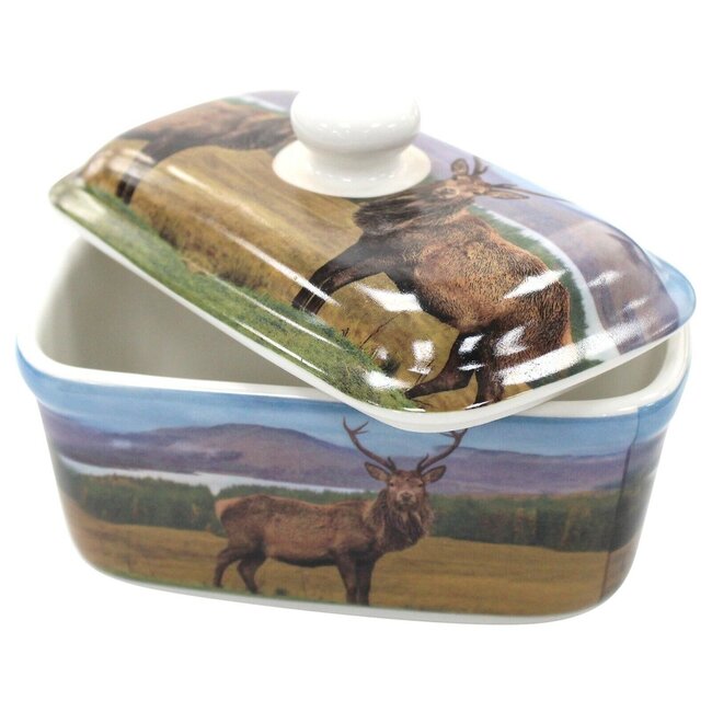 Lesser & Pavey Botervloot keramiek wildlife edelhert