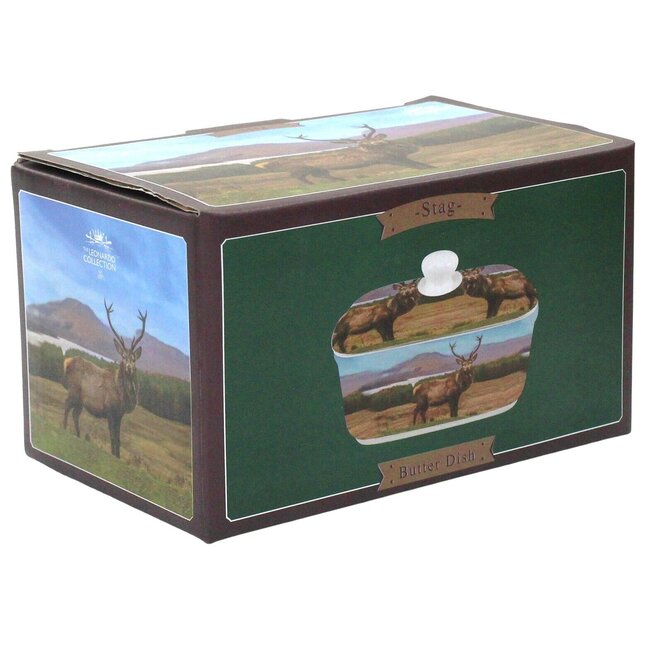 Lesser & Pavey Botervloot keramiek wildlife edelhert