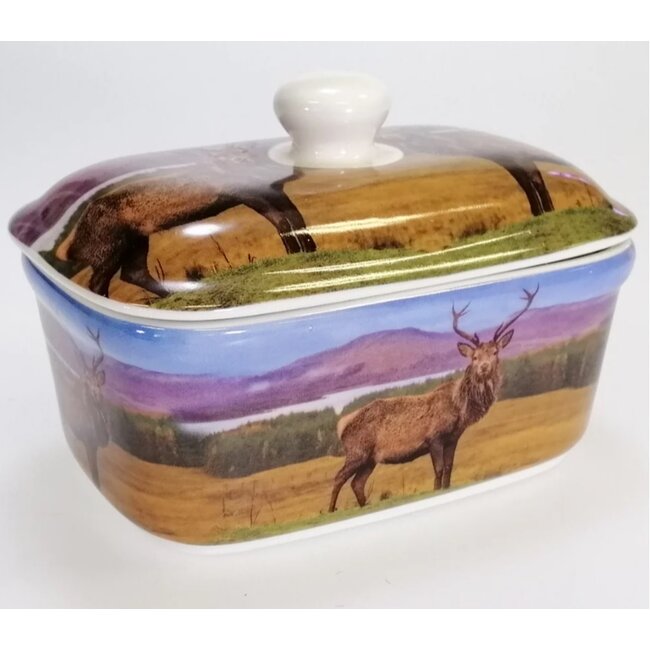 Lesser & Pavey Botervloot keramiek wildlife edelhert