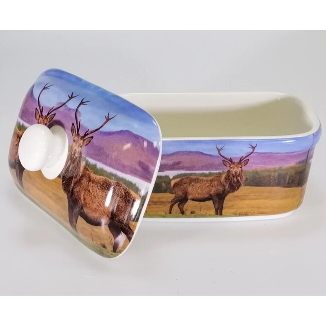 Lesser & Pavey Botervloot keramiek wildlife edelhert