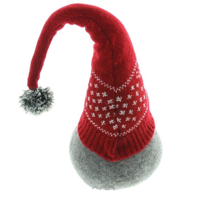 Dream-Living Kerst goblins-Kabouter met rode muts  60x16 cm