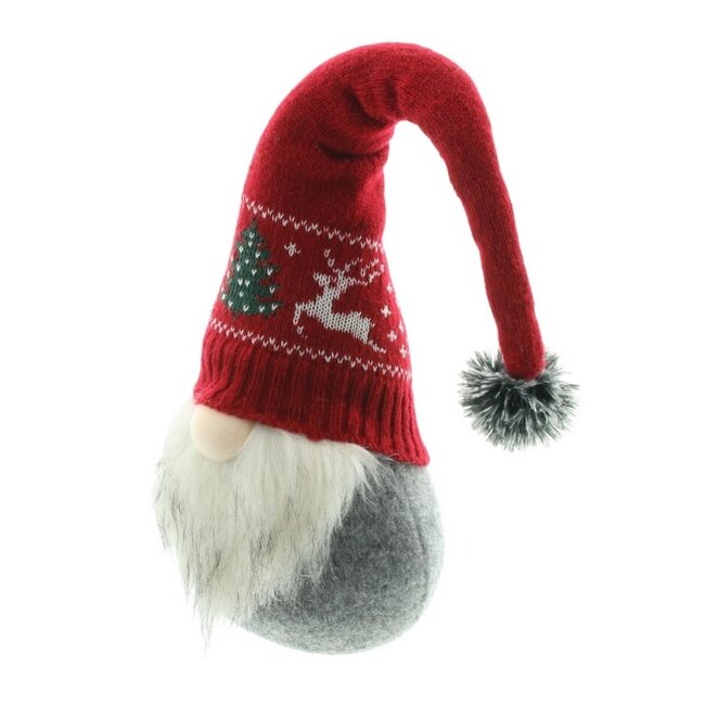 Dream-Living Kerst goblins-Kabouter met rode muts  60x16 cm