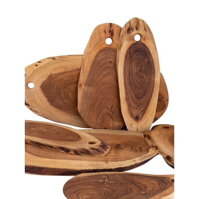 Dream-Living Acacia houten tapasplank-snijplank-serveerplank 40x20cm