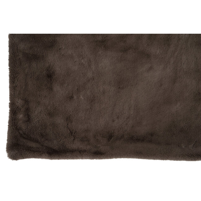 J-Line Plaid Cutie Taupe 130 x 180 cm