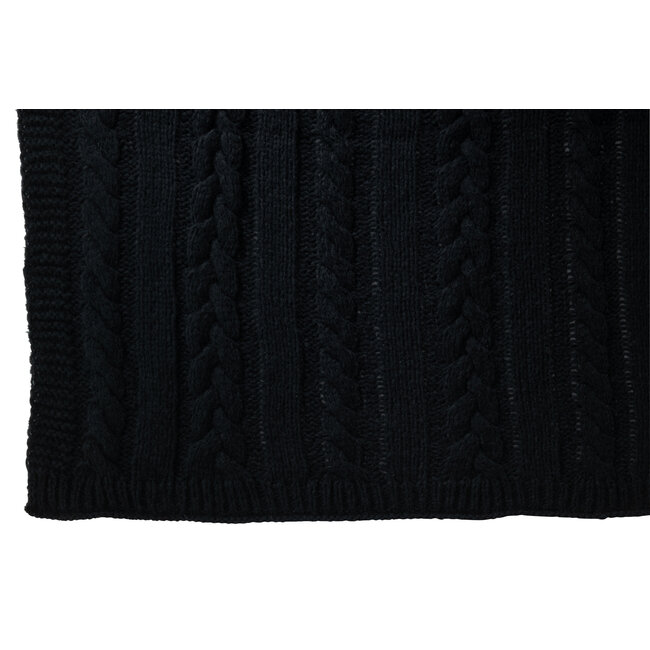 J-Line Plaid Twist Polyester Black