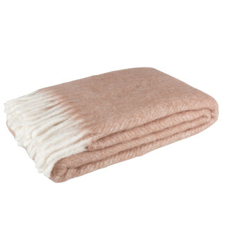 J-Line Plaid Alpha Acrylic/Wool Pink/White