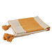 J-Line Plaid Beach Grooves Cotton Ochre
