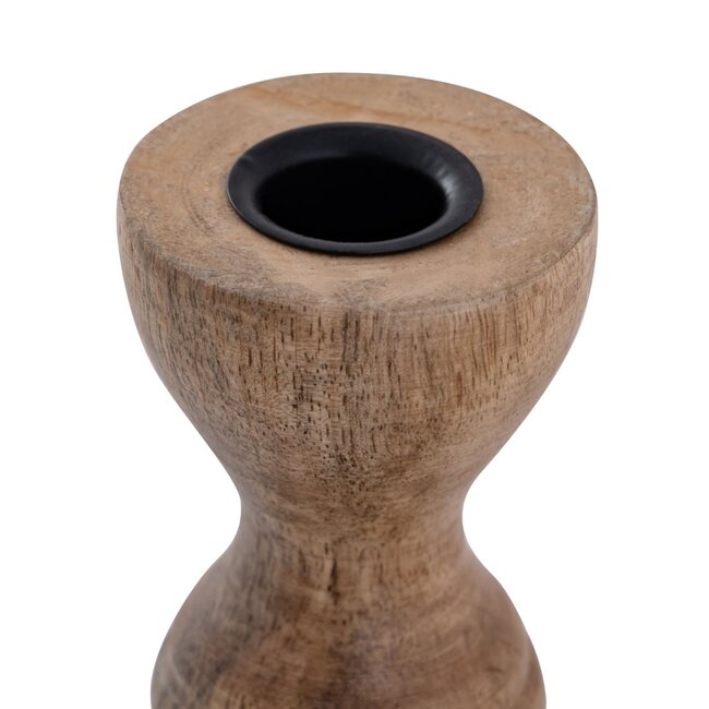 Dream-Living Mangohouten kaarsenstandaard  set H20/13x6cm