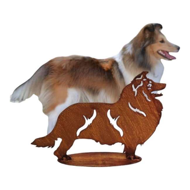 Dream-Garden Tuinbeeld hond Sheltie Max