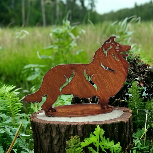 Dream-Garden Tuinbeeld hond Sheltie Max