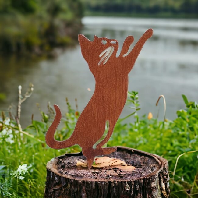 Dream-Garden Tuinbeeld Poes Luna-H36 x B18cm