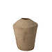 J-Line Vaas Chad papier mache bruin 58x47cm