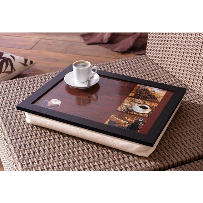 Dream-Living Laptray schootkussen koffie 43x33cm