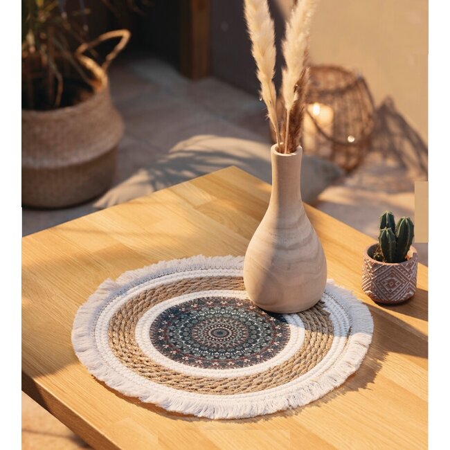 Bali-Dreams Wanddecoratie mandala rond 38 cm-1 stuks