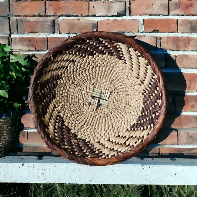 Bali-Dreams Zeegras mandje, schaaltje, wanddecoratie 17cm