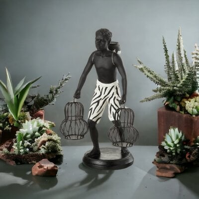 Afrikaanse serie zwart/wit