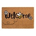 Dream-Living Eco kokos deurmat Welcome Bee  60 x 40 cm