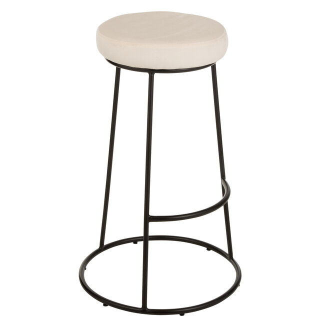 J-Line Kussen Voor Frame Textiel Wit