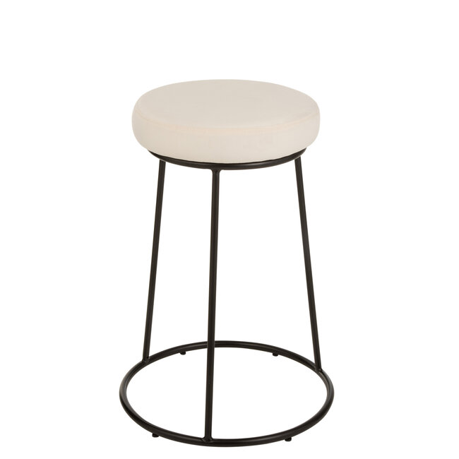 J-Line Kussen Voor Frame Textiel Wit