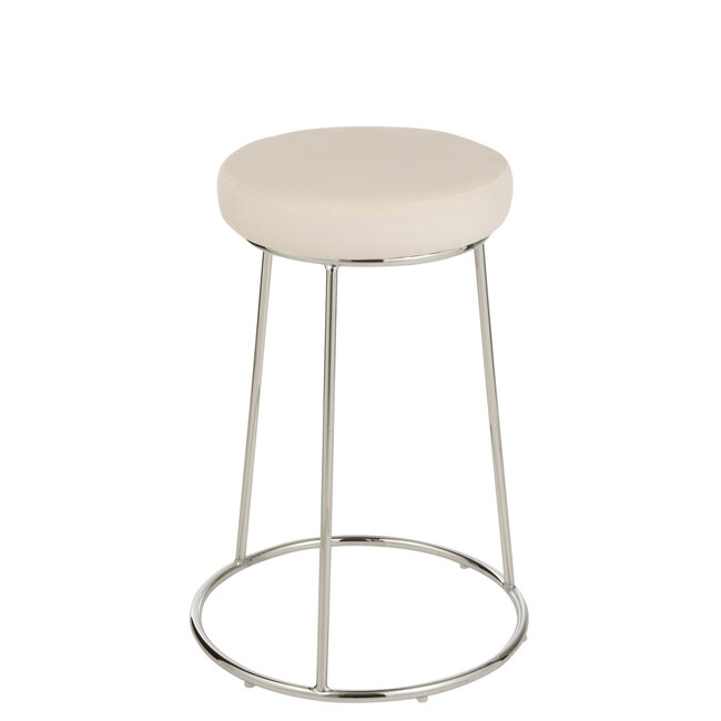 J-Line Kussen Voor Frame Textiel Wit