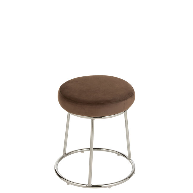 J-Line Kussen Voor Frame Textiel Bruin