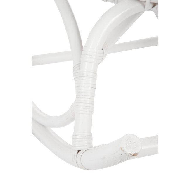 J-Line Schommelstoel Rotan Wit