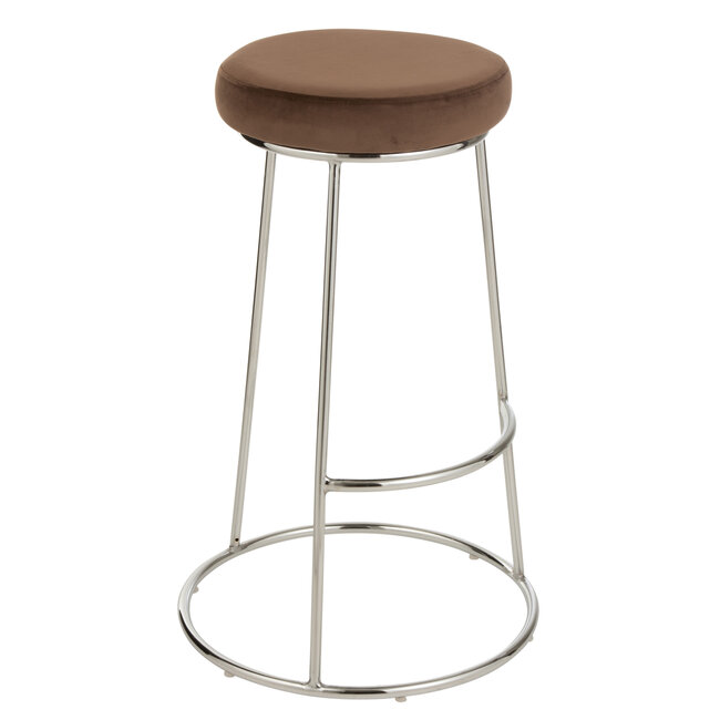 J-Line Kussen Voor Frame Textiel Bruin